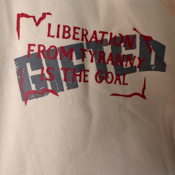 NWT GFTD LA Gifted God Given Revolution Hoodie Cream Mens L - Picture 7 of 8